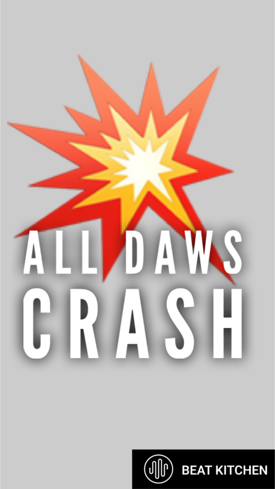 Video thumbnail: Every DAW crashes. Every computer crashes. In fact, if you were using tape, your Capistan motor...