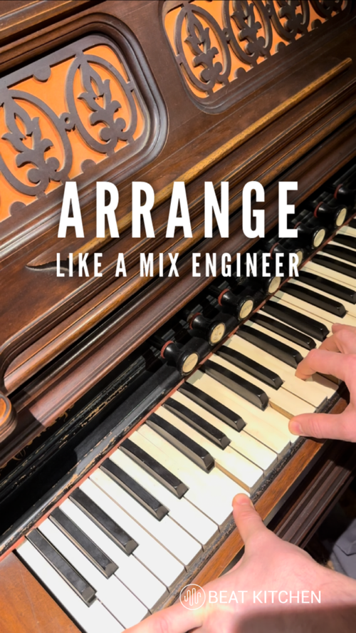 Video thumbnail: When you’re arranging you have to think a lot like a mix engineer because every instrument is going...