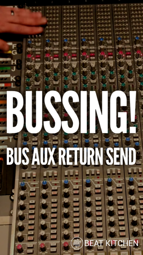 Video thumbnail: As soon as you send a signal anywhere, your stereo output, your headphones, you’re using a bus.