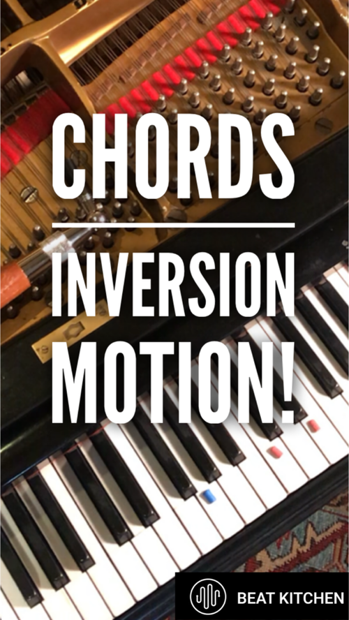 Video thumbnail: In the most basic sense, a chord inversion is a way of reorganizing the notes of a chord.