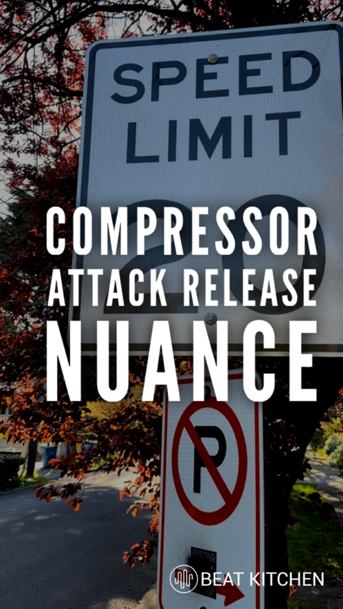 Video thumbnail: Somebody told you the attack and release time on a compressor is the amount of time it takes for...