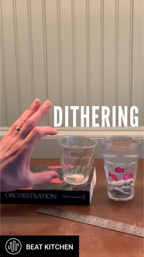 Video thumbnail: When you dither, you’re intentionally adding noise to your track.