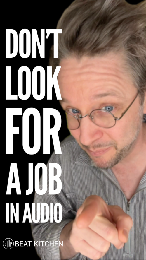 Video thumbnail: Don’t look for a job in audio if you don’t understand this.