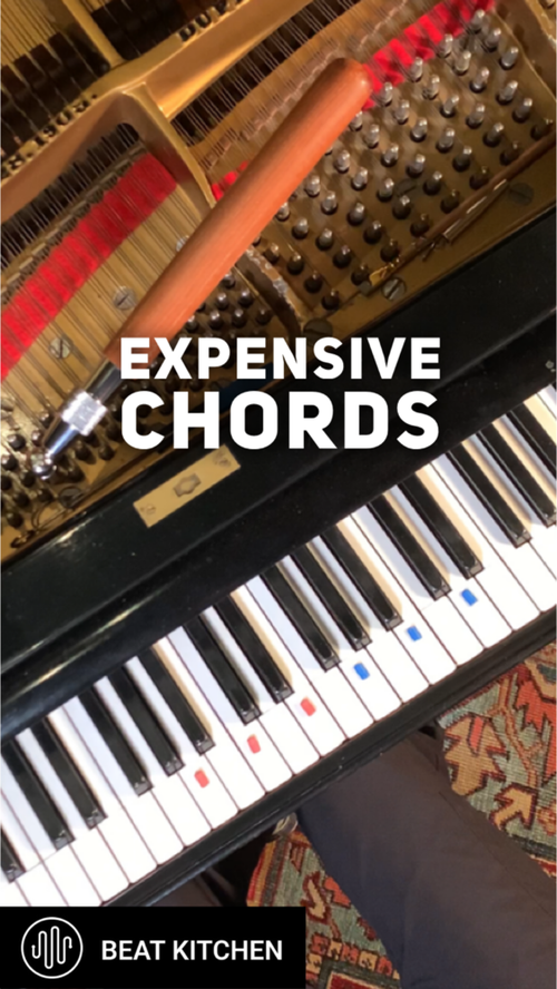 Video thumbnail: Let’s look at some expensive sounding chords.