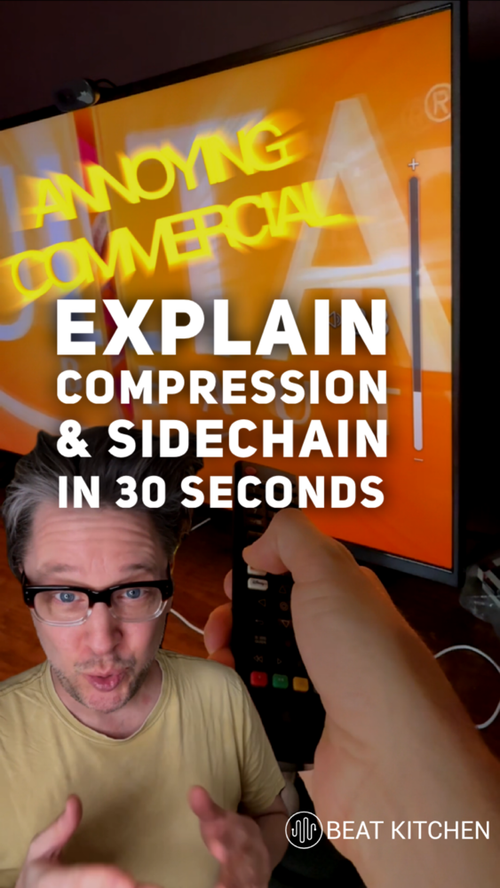 Video thumbnail: When the TV is on too loud and you turn it down, you are acting like a compressor.