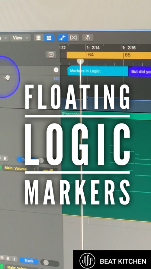 Video thumbnail: Markers and Logic are great for labeling sections of your song, but did you know they can also...