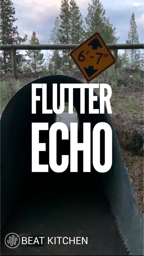 Video thumbnail: The flutter echo is created when you have two parallel surfaces.