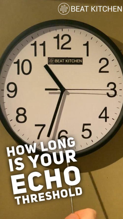 Video thumbnail: You have what’s known as an echo threshold.