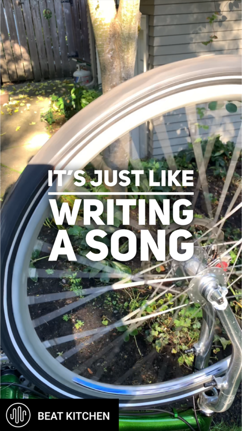 Video thumbnail: (water splashing) - Teaching songwriting is a little like teaching someone how to ride a bike.