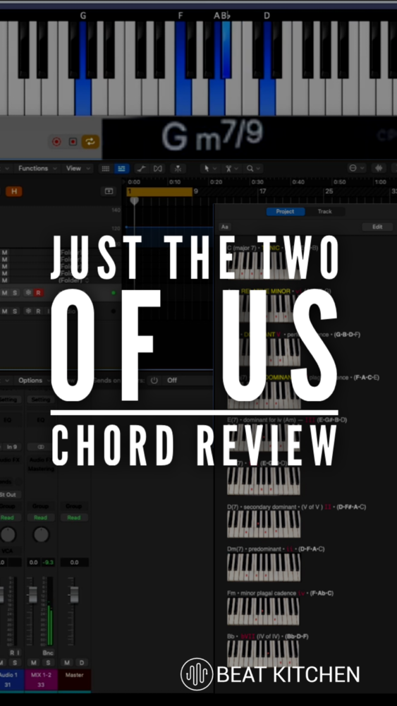 Video thumbnail: So the song Just the Two of Us has a lot of opportunity for things like passing chords.