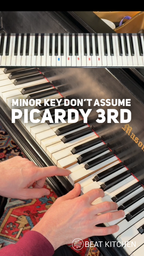 Video thumbnail: Don’t assume that just because you start off in a minor key, that you have to end up in one.