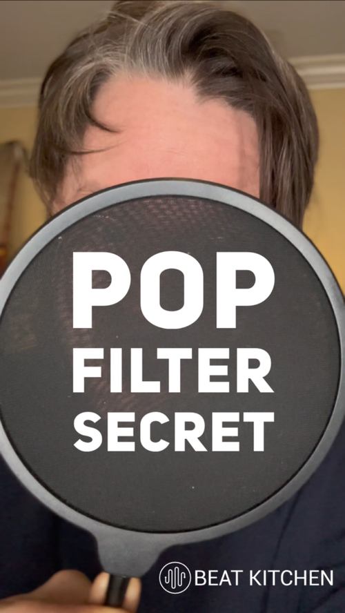 Video thumbnail: There’s sort of a secret reason engineers use pop filters.
