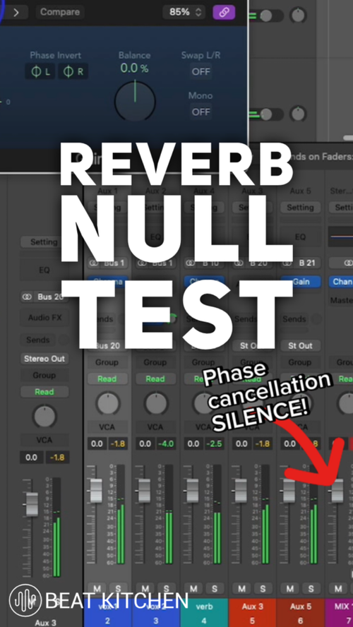 Video thumbnail: When you place reverb on a channel, does it sound different than when you put it on a bus?