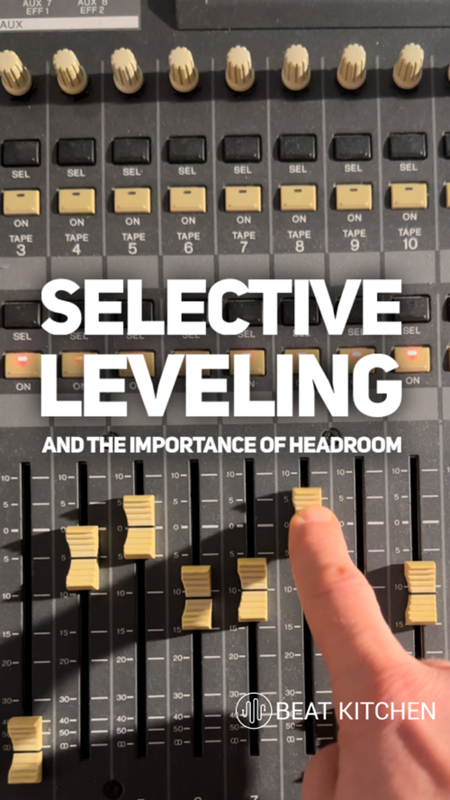 Video thumbnail: Level isn’t the most important element in your mix.