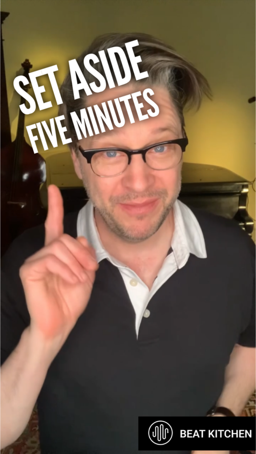 Video thumbnail: Set aside five minutes today to do something that you love.