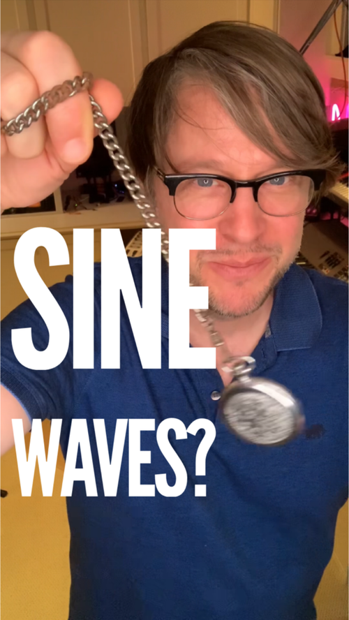 Video thumbnail: So producers were always talking about sine waves, but what are they?