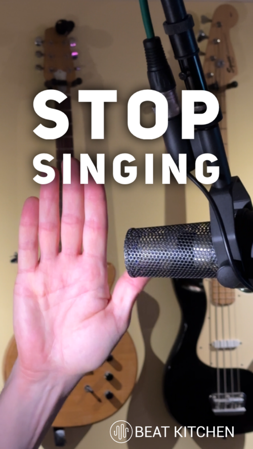 Video thumbnail: Stop singing. There’s nothing in your vocal chain that will substitute for a good performance. I...