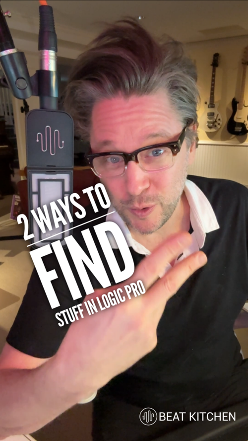 Video thumbnail: All right, you want a tip find two quick ways to find stuff in logic.