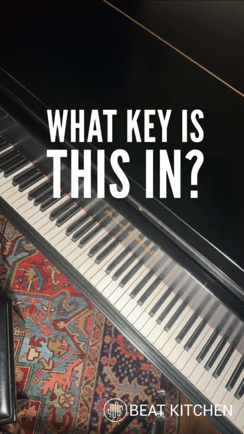 What Key Is This In — piano demonstration