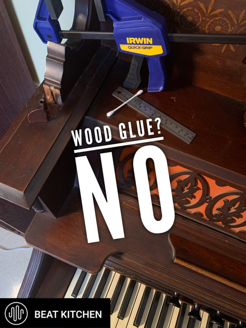 Video thumbnail: Don’t ever use wood glue on an instrument repair.